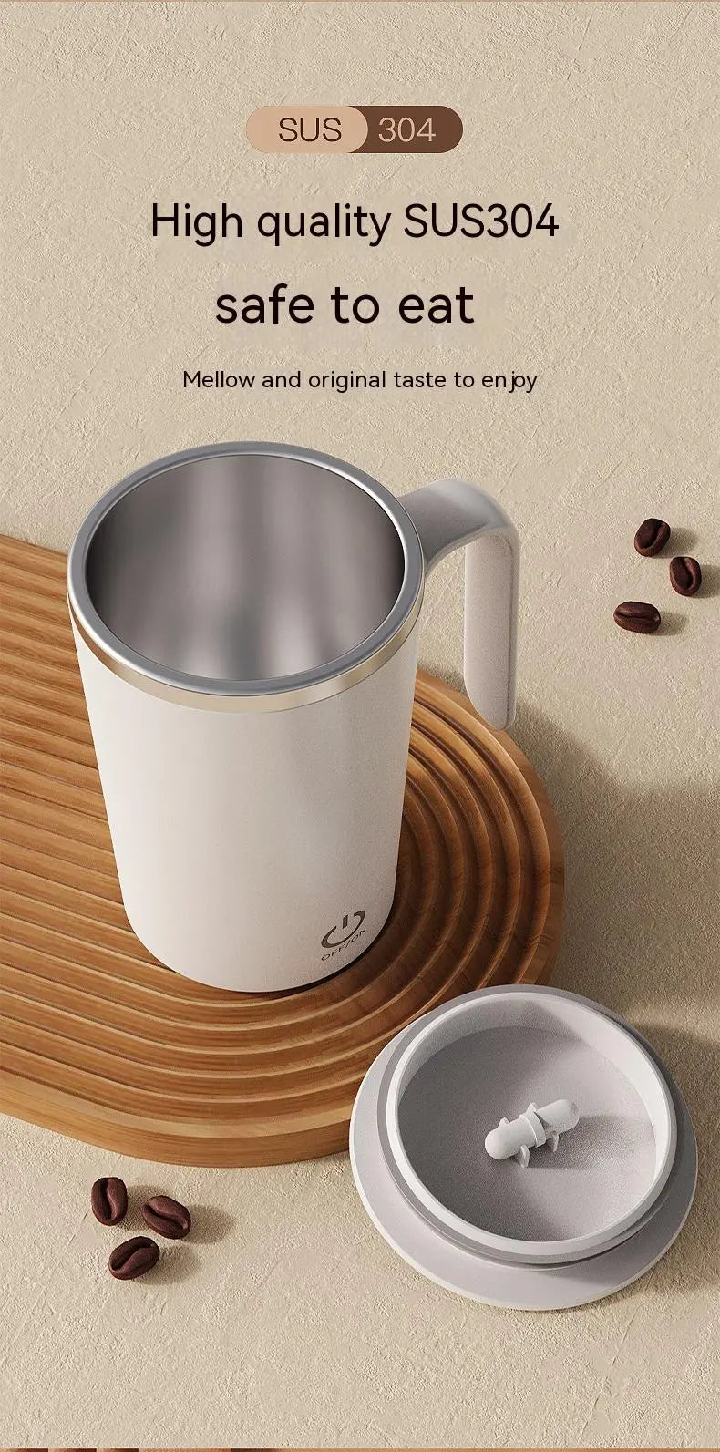 Electric Automatic Mixing Coffee Mug
